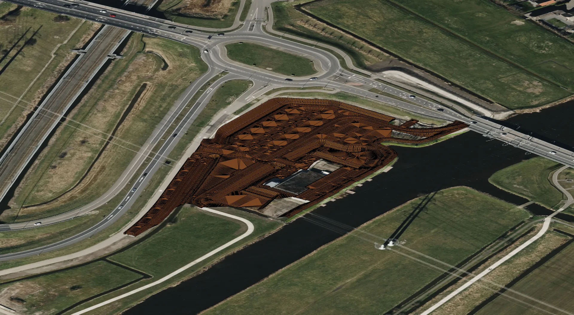 3D-modellen en terreinmodellering